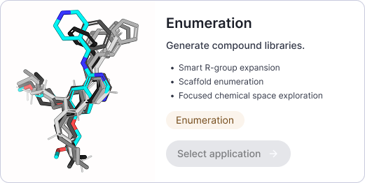 Enumeration application card